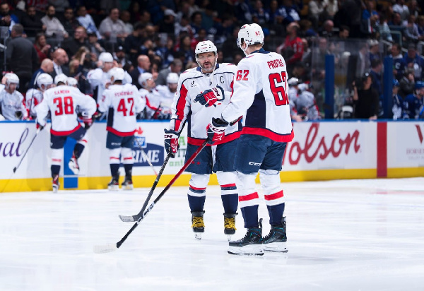 Братья Протасы и Малкин побывали в гостях у Овечкина после матча с "Питтсбургом"