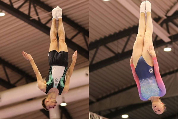 Литвинович и Лебедева выиграли квалификации на чемпионате Европы по прыжкам на батуте