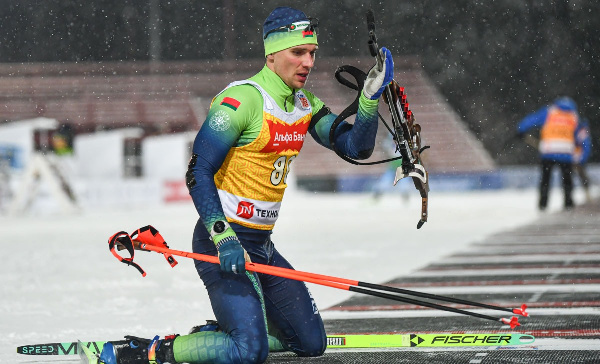 Антон Смольский выиграл бронзу первой гонки Кубка Содружества в Раубичах