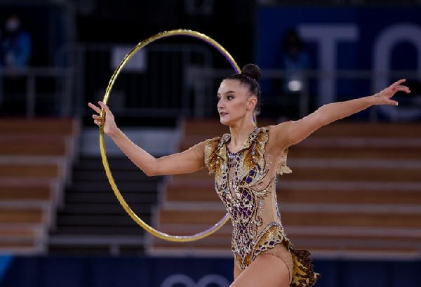 Алина Горносько стала серебряным призером Кубка мира в упражнении с обручем