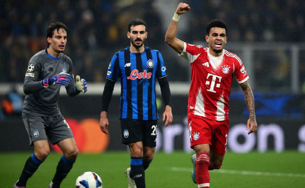 "Бавария" уверенно вышла в 1/4 финала, дважды разгромив "Аталанту"