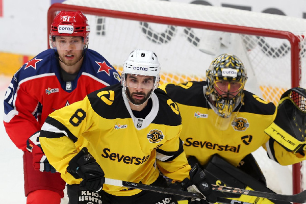 ЦСКА во второй раз в текущем сезоне КХЛ обыграл "Северсталь"