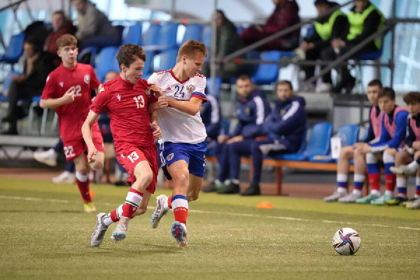 Белорусы U16 уступили старшей команде России на "Кубке Развития"