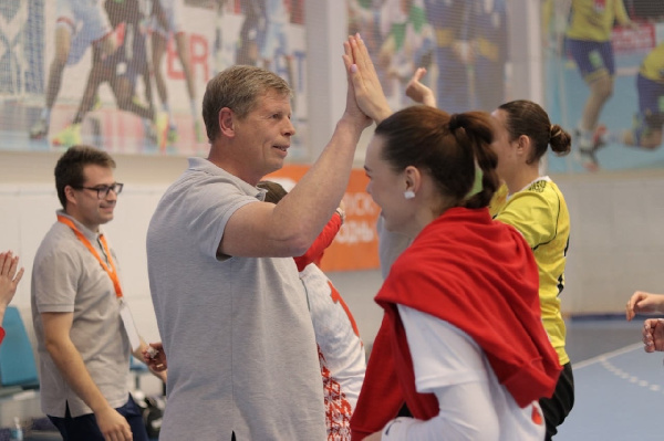 Женская сборная Беларуси по гандболу провела товарищеский матч с Россией