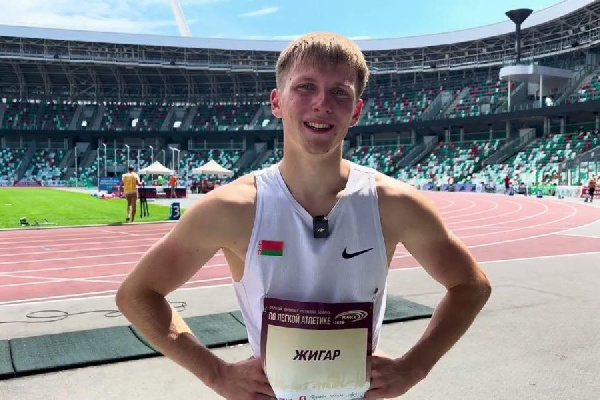 Никита Жигар побил рекорд Беларуси 37-летней давности в беге на 200 м
