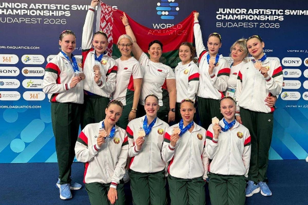 Белоруски стали бронзовыми призерками чемпионата мира U20 по синхронному плаванию
