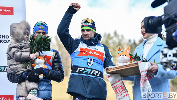 Сола, Белько, Максим и Ксения Воробей выиграли эстафету на ЧР