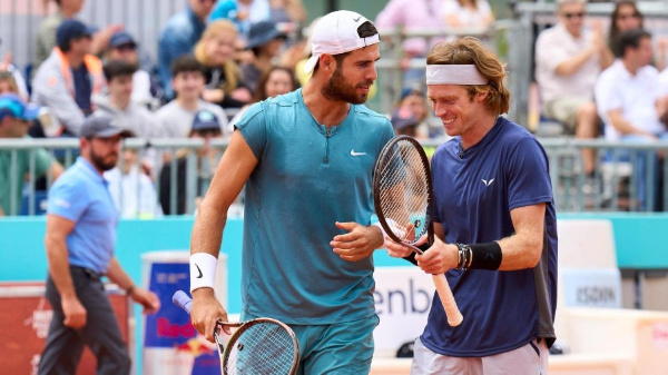 Рублев и Хачанов вышли в финал парного турнира ATP-250 в Гонконге