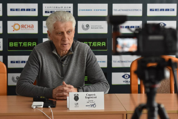 Сергей Боровский — о поражении от "Витебска": "Не тот заряд, не тот настрой"