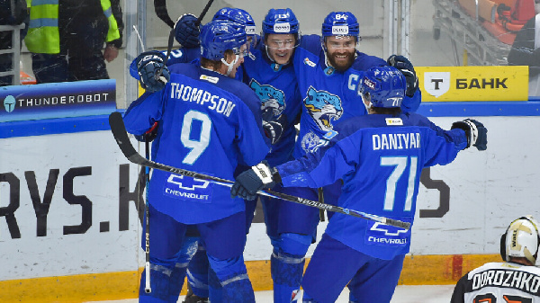 "Барыс" всухую обыграл "Локомотив" в гостевом матче КХЛ