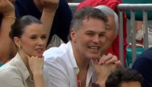 Легендарный Яромир Ягр следил за финалом турнира в Майами из бокса спортсмена