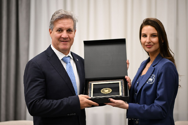 В НОК провели встречу с президентом Европейской федерации водных видов спорта