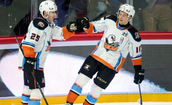 Сидоров оформил дубль, Колосов отразил 92% бросков: Результаты игр белорусов в АХЛ