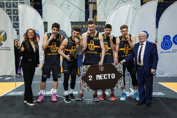 Мужская команда "Беларусь" заняла второе место на турнире 3х3 в Смоленске