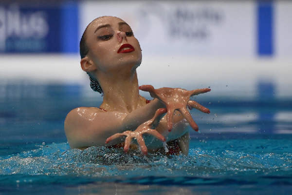 Есть и высшая проба! Василина Хондошко выиграла две медали чемпионата России по синхронному плаванию