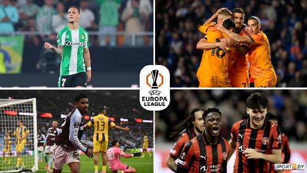"Рома", Астон Вилла" и "Бетис" обошлись без сюрпризов, а "Брага" и "Генк" выдали шоу: итоги дня в ЛЕ