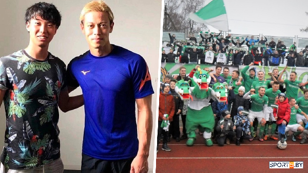 Японский футболист прибыл в расположение ФК "Молодечно"