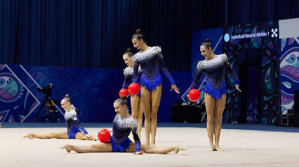 Белоруски стали третьими в групповых упражнениях на этапе Кубка мира