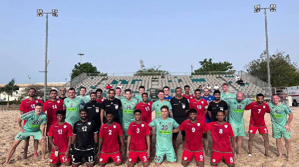 Сборная Беларуси по пляжному футболу уступила Оману в повторном спарринге