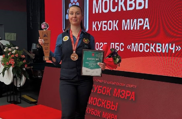 Белорусская спортсменка завоевала бронзу этапа Кубка мира по бильярдному спорту