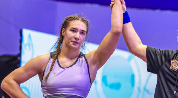 Алина Шевчук стала серебряным призером чемпионата Европы по борьбе