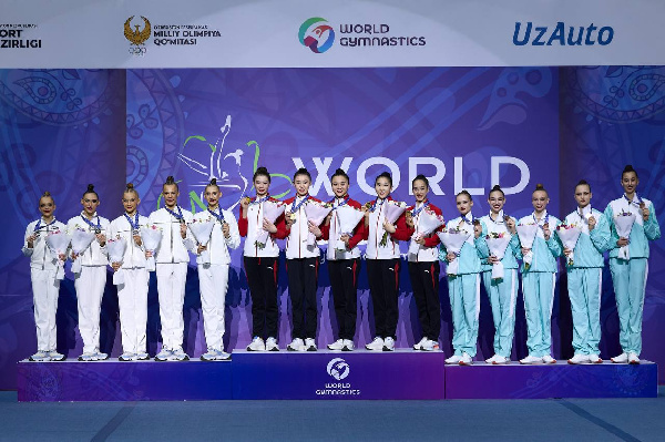 Белорусские гимнастки завоевали еще одну медаль на этапе Кубка мира