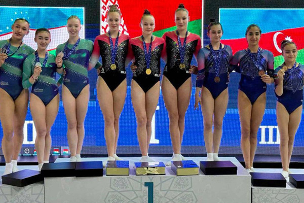 Белорусские гимнасты завоевали более десятка золотых наград на турнире в Ташкенте