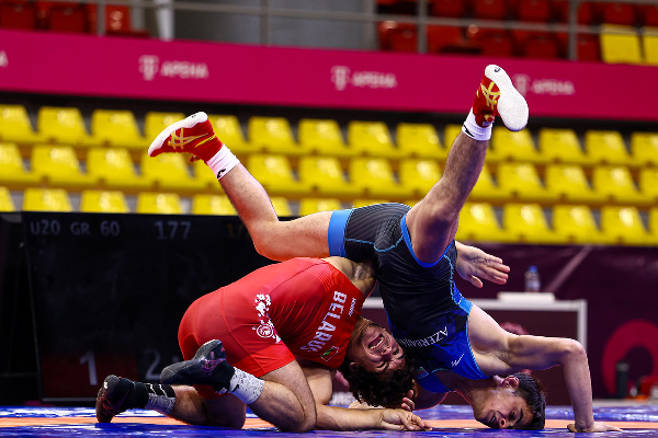 Белорусские борцы выиграли четыре медали на чемпионате Европы U20 в Скопье