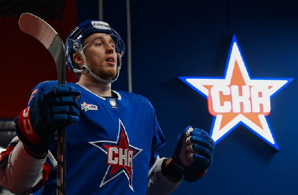 Ассист Сапего помог СКА победить в матче с "Шанхай Дрэгонс"