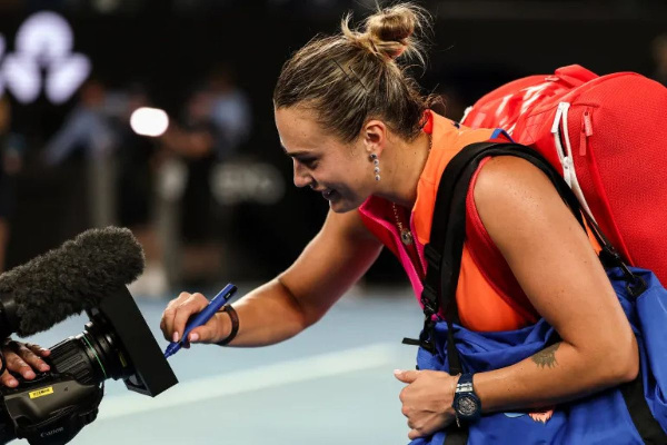 Арина Соболенко смотрит финал Джокович — Алькарас в необычном месте: ФОТО