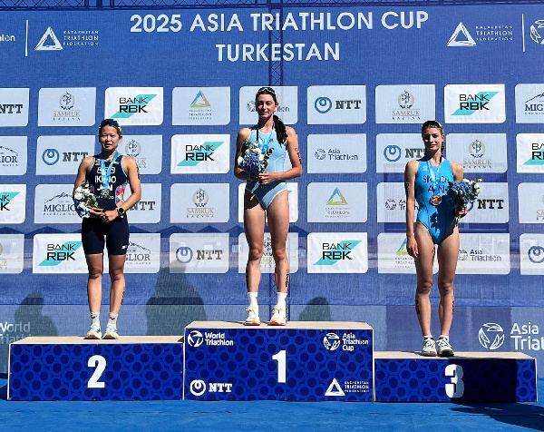 Белоруска Алина Синевич выиграла бронзу Кубка Азии по триатлону