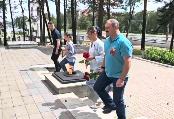 Виктор Лукашенко поучаствовал в возложении цветов в честь Дня Независимости