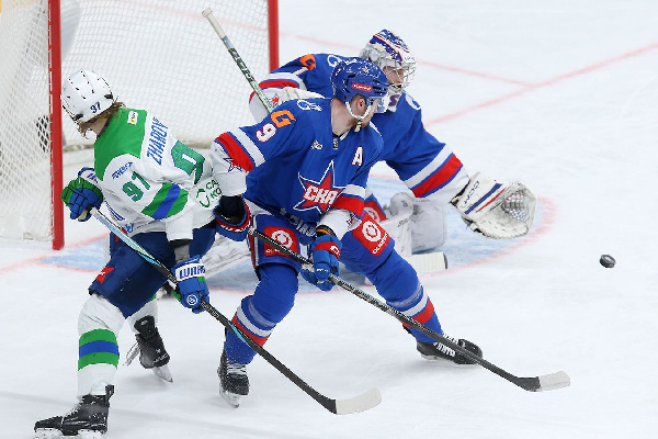 СКА всухую обыграл "Салават Юлаев" в матче КХЛ