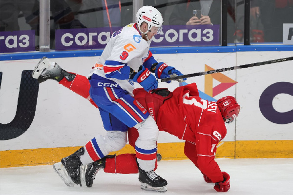 "Спартак" всухую обыграл СКА в матче КХЛ