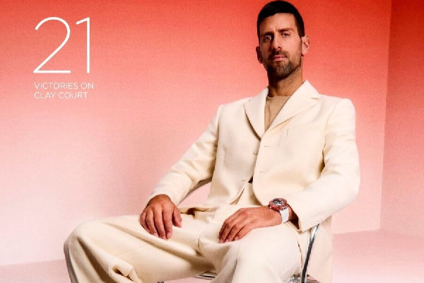 Скажи, который час? Всемирно известный бренд часов выпустил коллаборацию с Новаком Джоковичем