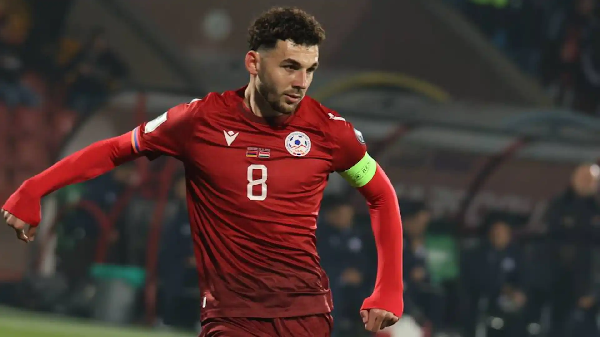 Стал известен состав сборной Армении на контрольный матч со сборной Беларуси