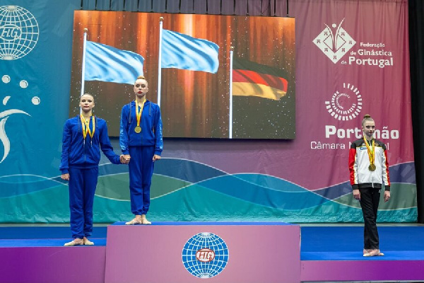 Есть и золото! Белорусские гимнастки завоевали пять медалей на турнире в Португалии