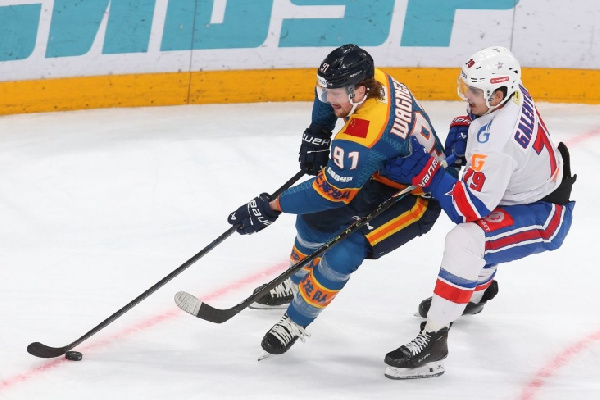 СКА Сапего на последней минуте вырвал победу у "Шанхай Дрэгонс" в матче КХЛ