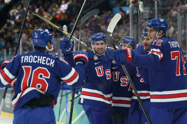 Хоккей на ОИ: США повторили олимпийский камбэк 2002 года с Беларусью