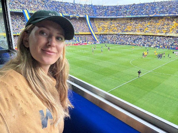 Азаренко нашлась: экс-первая ракетка мира посетила матч "Бока Хуниорс"