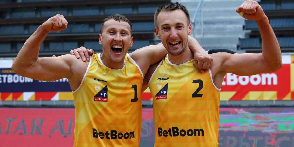Белорусские "пляжники" Дедков и Петрушко стали четвертыми на первом этапе чемпионата России