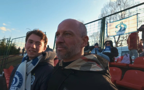 Вадим Скрипченко посетил матч минского "Динамо" в Мозыре