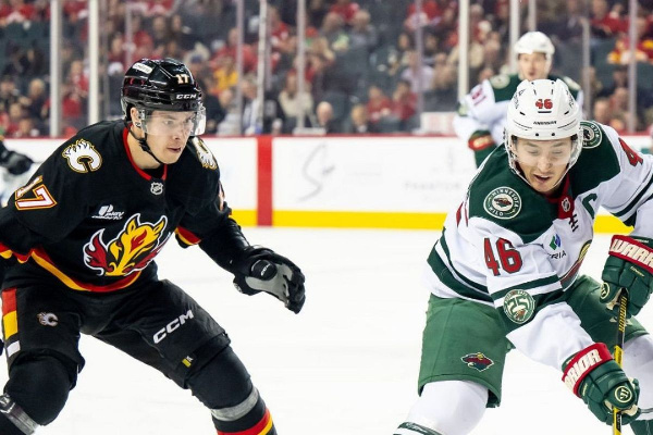 "Калгари" с Шаранговичем ушел с последнего на Западе, обыграв "Миннесоту"