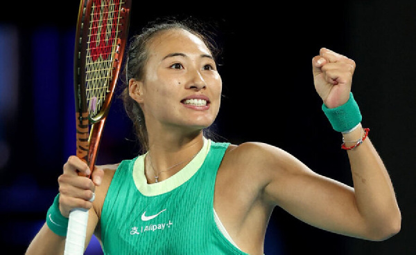 Чжэн Циньвэнь прошла в 1/8 финала турнира в Майами, где сыграет с Соболенко