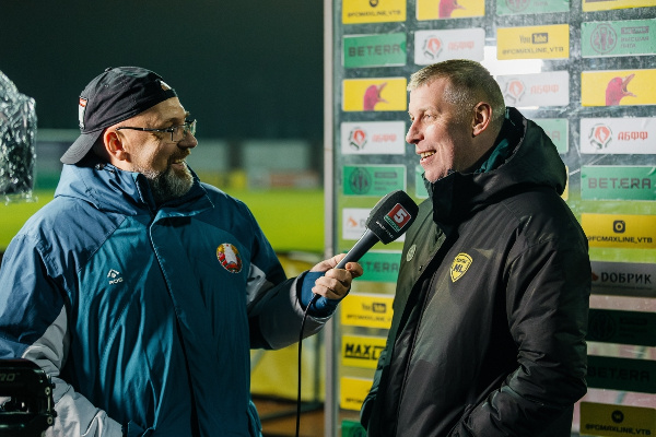 "Ребятам самим это нравится": Мартинович резюмировал разгром "Слонима" в Кубке Беларуси
