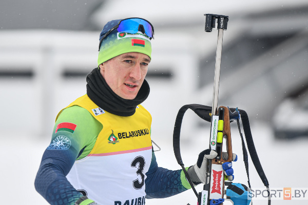 Никита Лобастов стал лучшим из белорусов в спринте ЧР по биатлону, не попав в топ-10