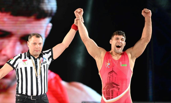 Кирилл Маскевич стал абсолютным чемпионом Беларуси по греко-римской борьбе