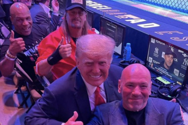 Экс-президент США Дональд Трамп замечен на турнире UFC 290
