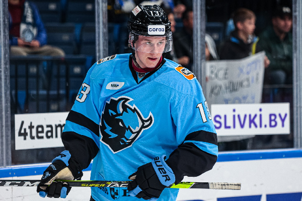 Молодой форвард минского "Динамо" стал лучшим игроком дня в КХЛ