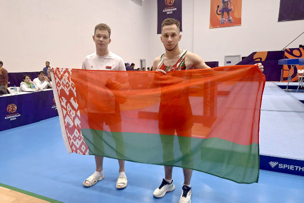 Батутисты Иван Литвинович и Андрей Буйлов выиграли золото чемпионата мира в Испании